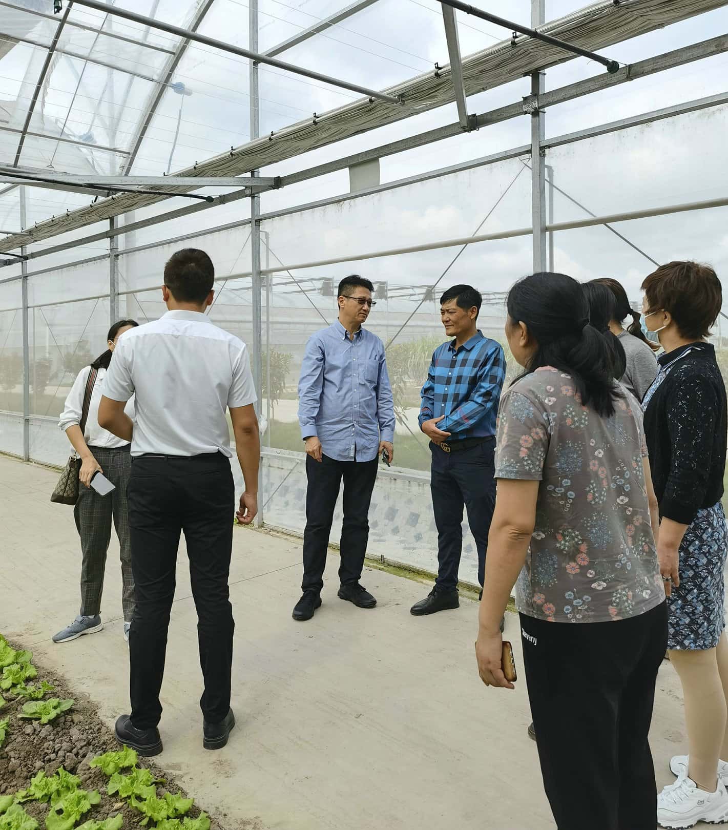 吴会长带队秘书处全体人员赴青浦区多家会员单位调研